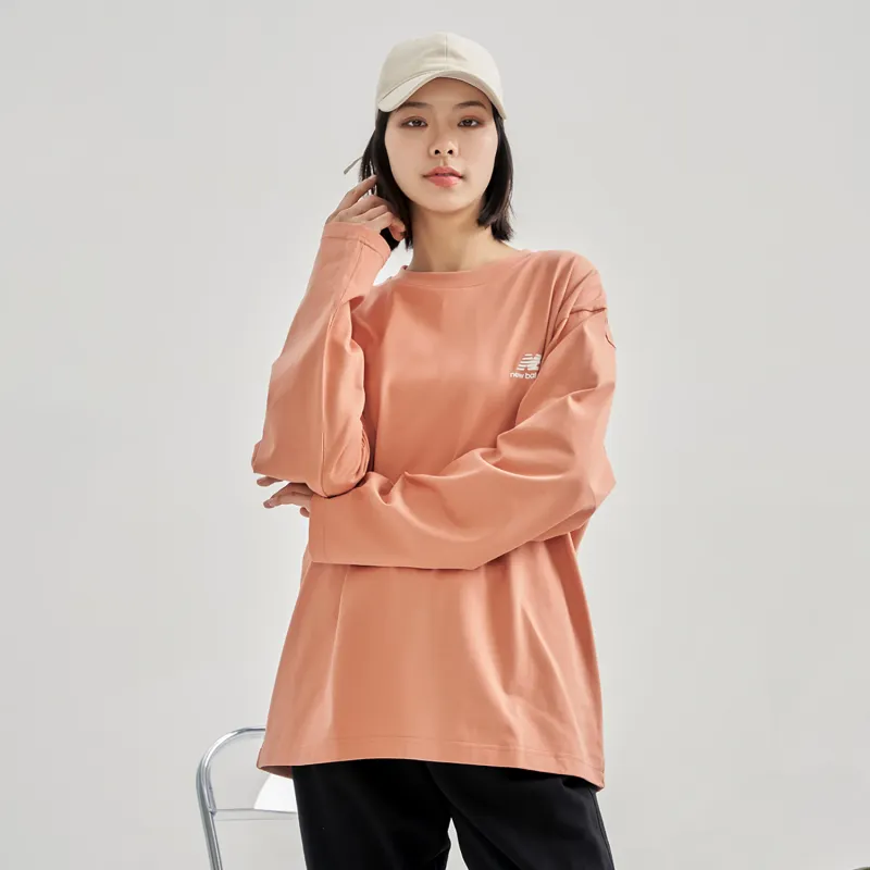 New Balance T Shirt Unisex Orange Red-2
