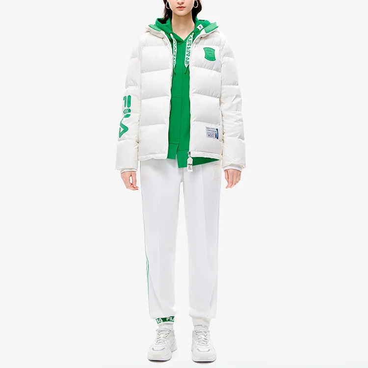 FILA Down Jacket Women's Coconut Milk White-2
