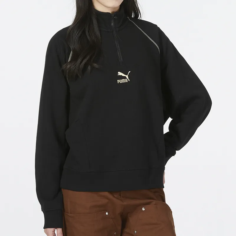 PUMA Das Cc Sweatshirts Women's Black-4