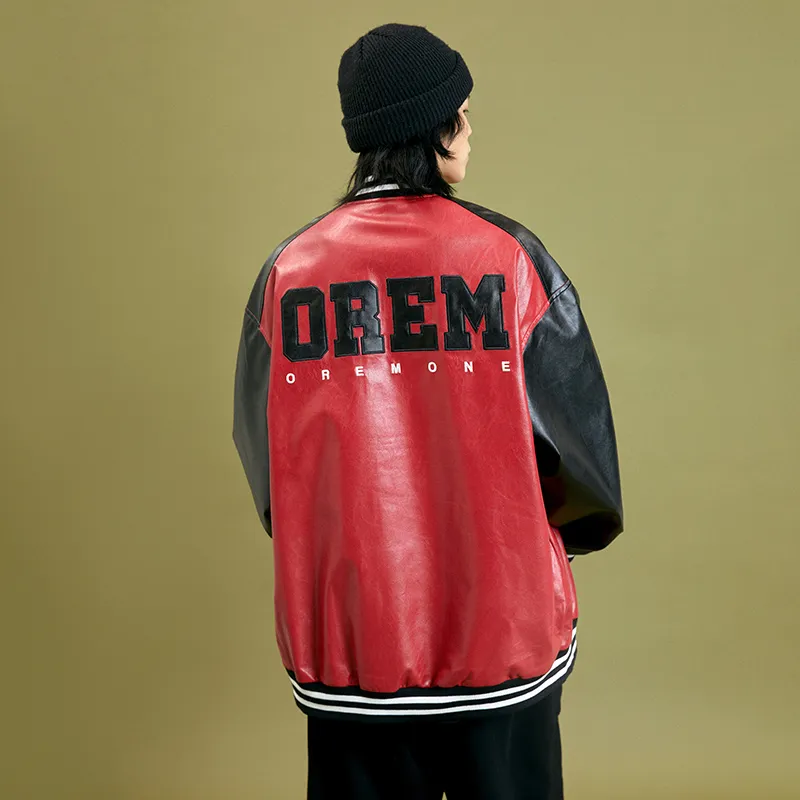 OREM ONE Baseball Jacket Spring Fall Unisex-2