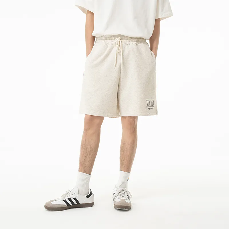 MostwantedLab Casual Shorts Unisex Light Heather Gray-12