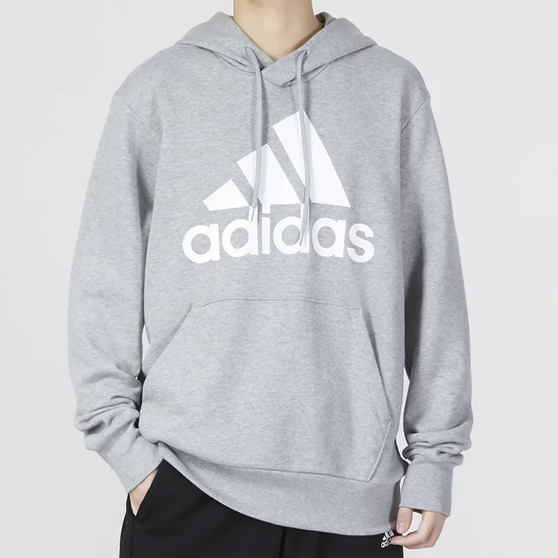 Adidas Free Shipping With AdiClub Essentials Big Logo Regular Fleece Hoodie-2
