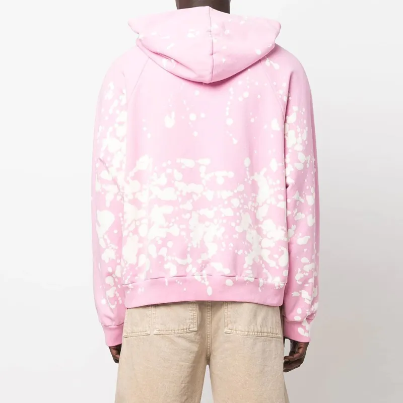 Liberal Youth Ministry Bleach splash Cotton Hoodie-9