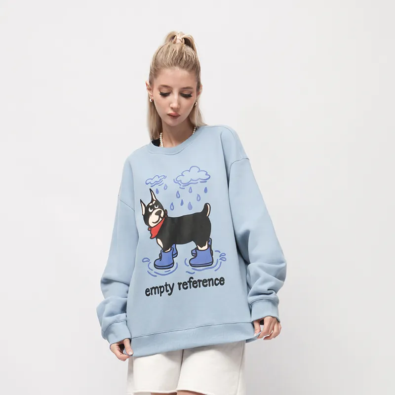 EMPTY REFERENCE Sweatshirt Unisex Blue-3