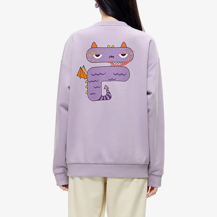 FILA FUSION Sweatshirts Unisex Fantasy Purple-4