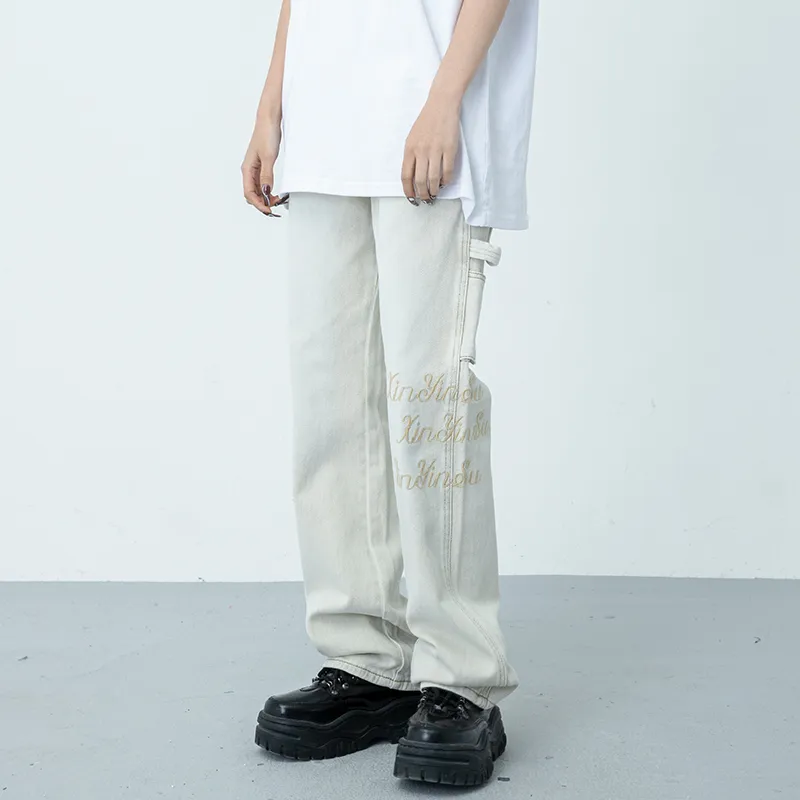 XINYINSU Jeans Unisex-4