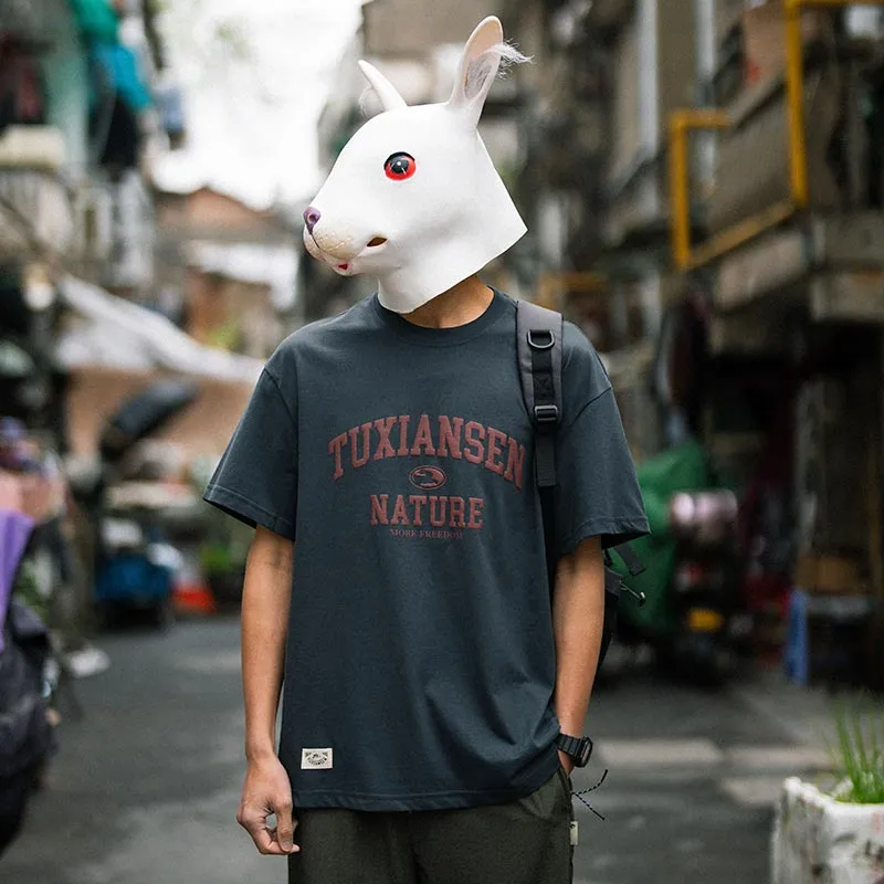 Rabbit House Summer T Shirt Men's-2