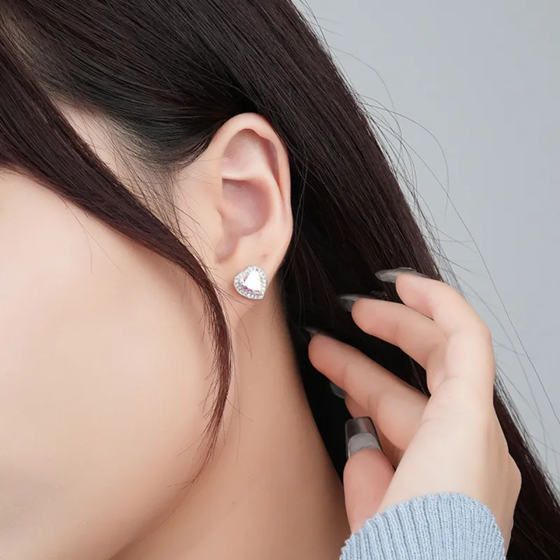 PIARA Stud Earrings Women's Violet-1