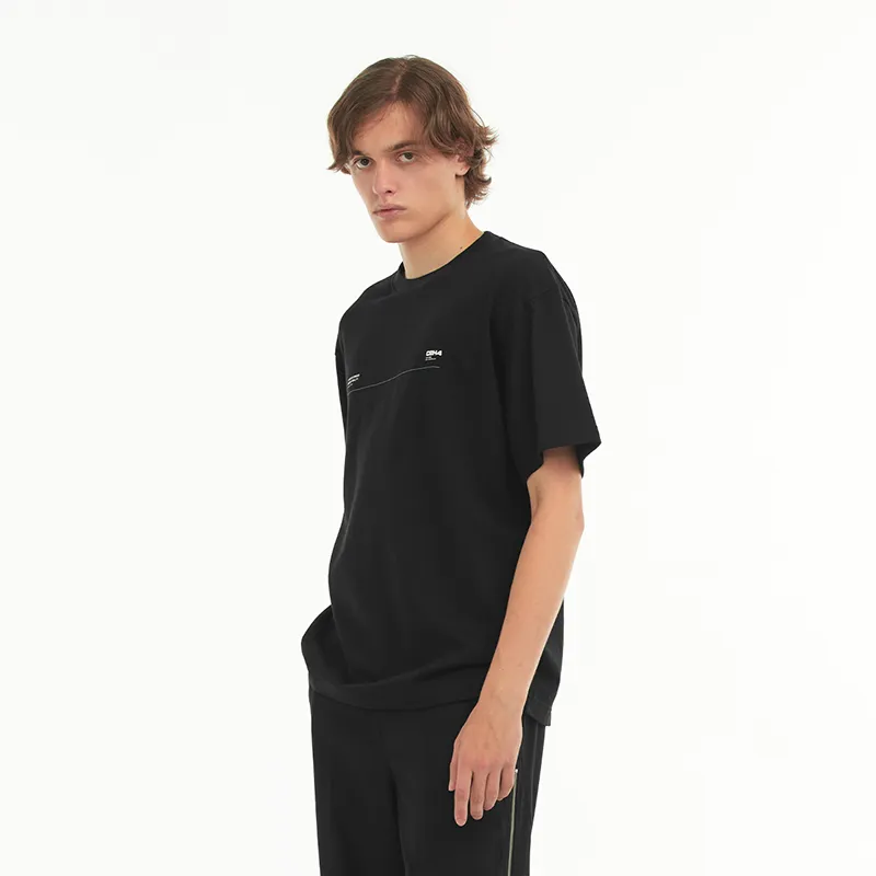 C2H4 T-Shirts Men Black-3