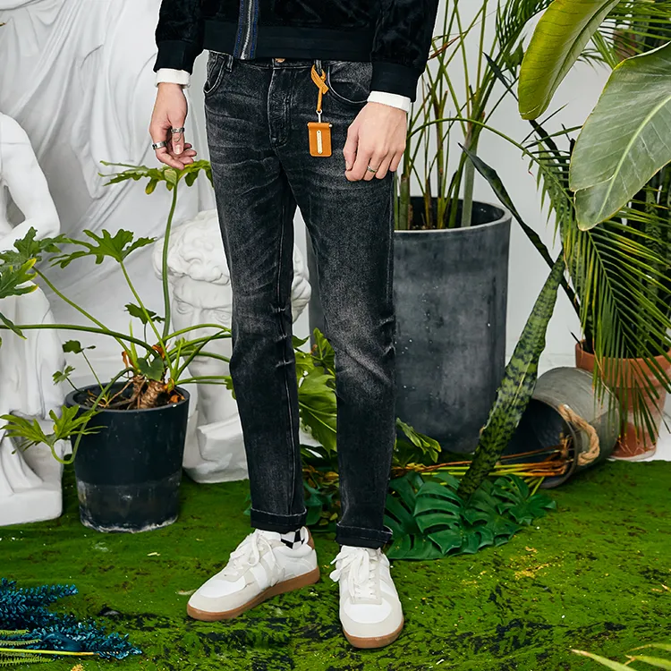 DAVID NAMAN Jeans Men Black-3