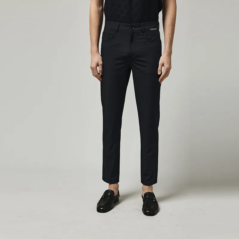 RARE Casual Pants Men's Navy Blue-3