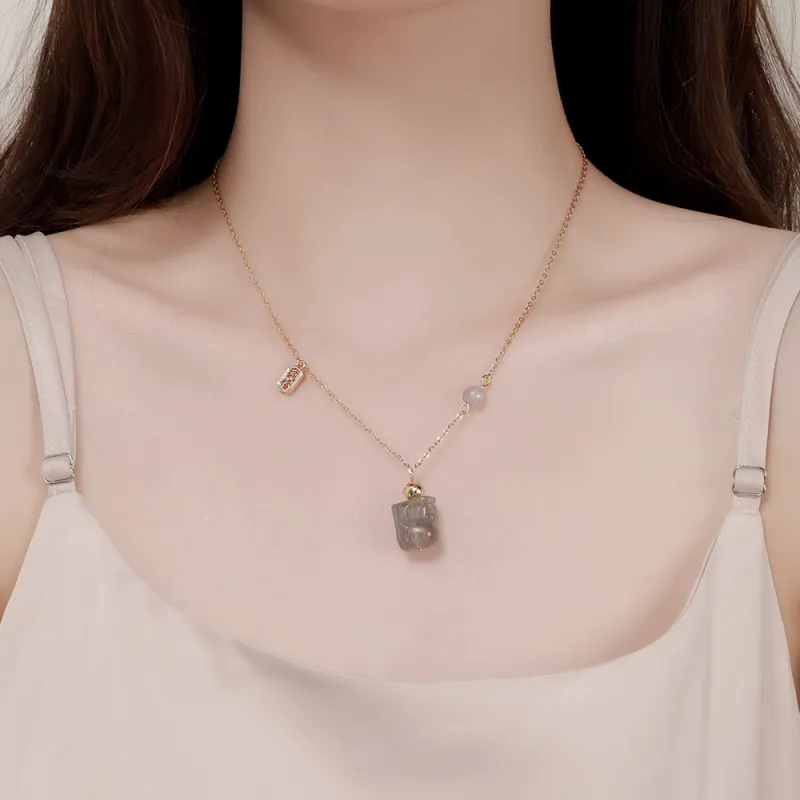 CLARKIA FLOWER Alloy Necklaces Women's-1