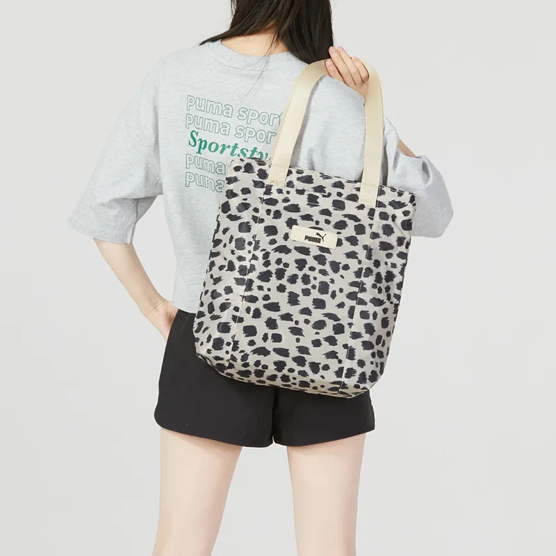 PUMA Fabric One Shoulder Handbag Regular Women's Oat-4