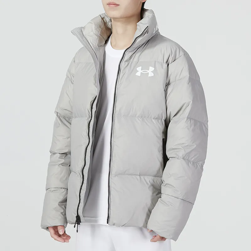 Under Armour Down Jackets Men Gray-4
