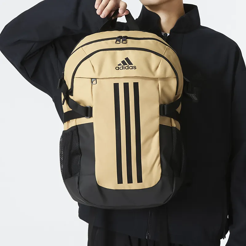 Adidas Polyester Backpack Regular Unisex Light Khaki/Black-3