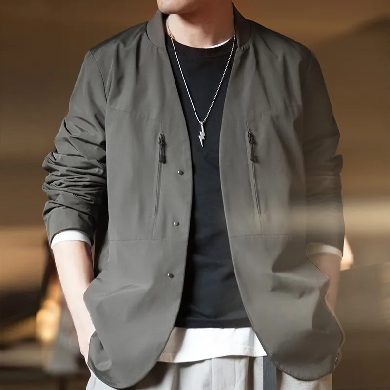 MADEN Jackets Men Dark Gray-3