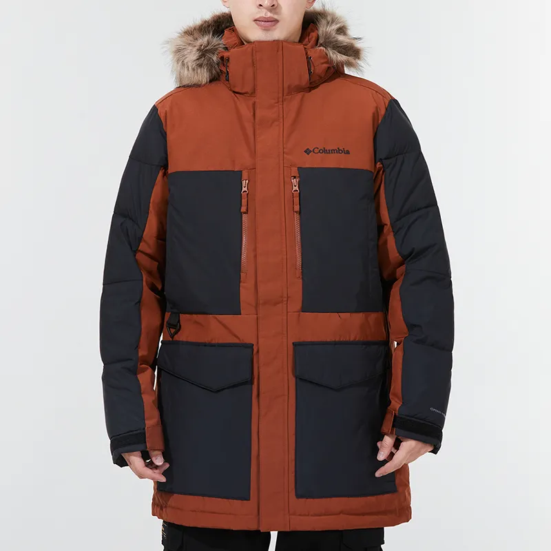 Columbia Puffer Jacket Men's Red-2