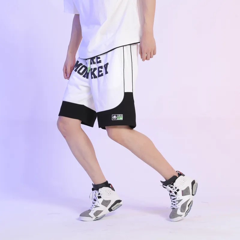FireMonkey Sports Shorts Unisex White-4