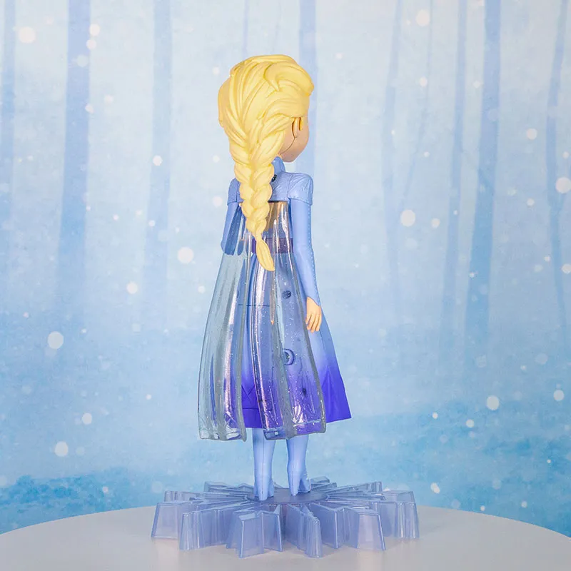 Disney Frozen Collection Elsa Princess Sound And Light Plush Toy Chibi Figures-3