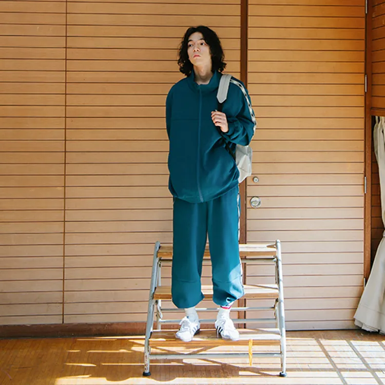 YOSHIYOYI Sweatshirts Unisex Dark Green-2