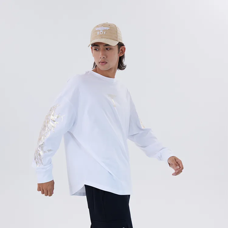 Boy London FW22 Long Sleeved T Shirt Unisex White-5
