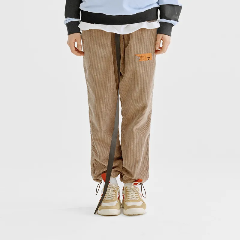 STNW Casual Pants Unisex Light Brown-2