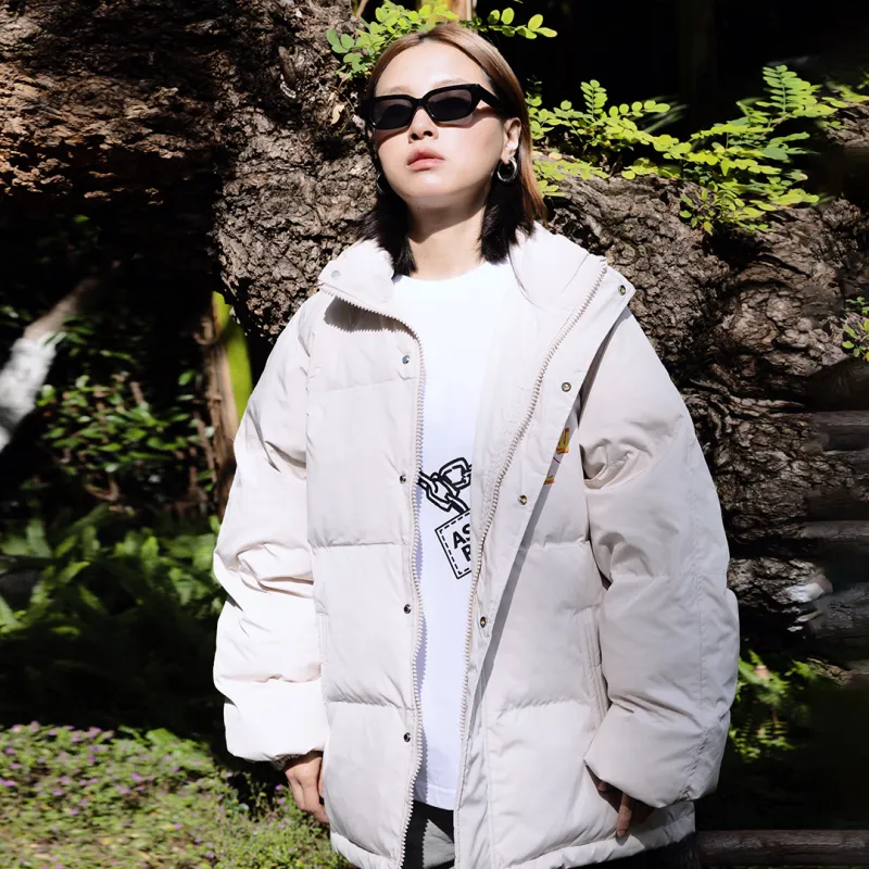 ASWZ Puffer Jackets Unisex Apricot-2