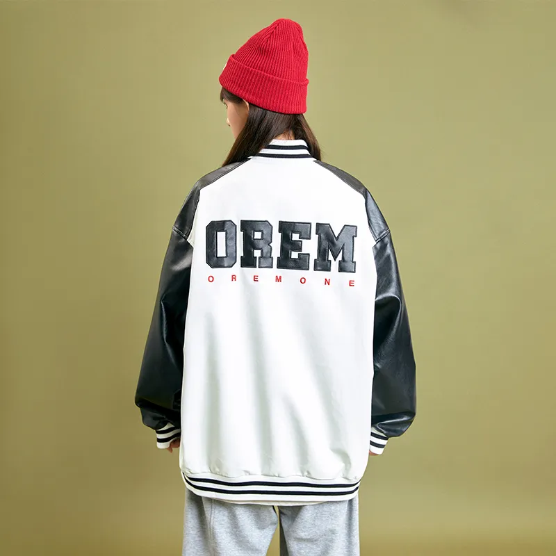 OREM ONE Baseball Jacket Spring Fall Unisex-5