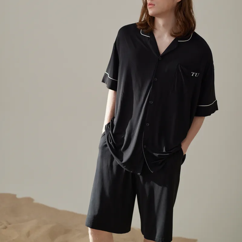 Same Language Men Pajama Sets-1