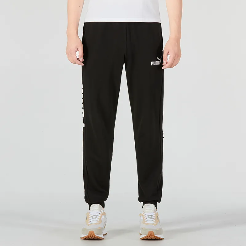 PUMA Knitted Sweatpants Men Black-2