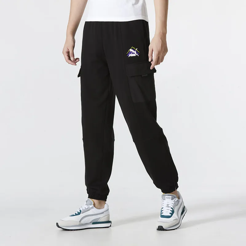 PUMA Knitted Sweatpants Men Black-2