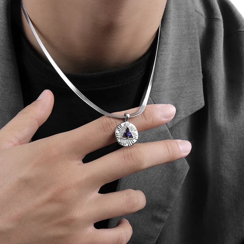 MAGICPOLE Titanium Steel Necklaces Unisex-2
