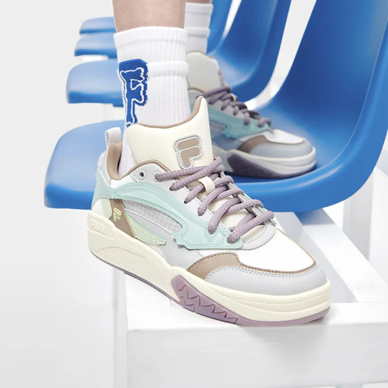 FILA FUSION Lifestyle Basketball Heritage Sneakers 'Blue White Purple' Women's-6