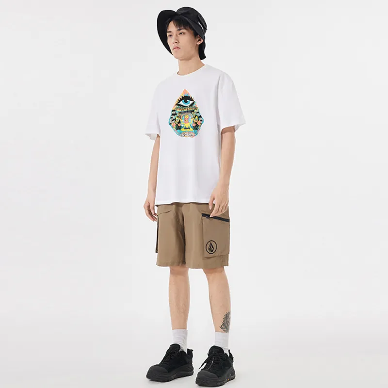 VOLCOM T-Shirts Unisex Raw White-4