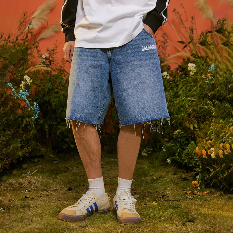 Suamoment Denim Shorts Unisex-2