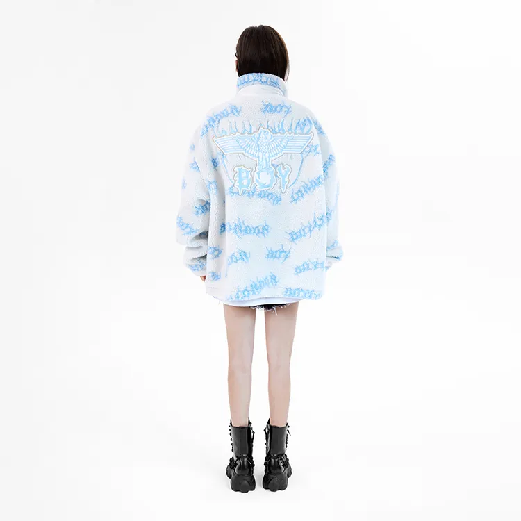 Boy London FW22 Loose Fit Jacket Unisex White-2