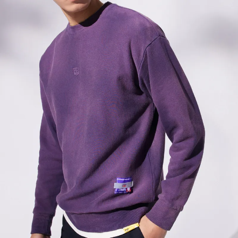 CAT Sweatshirts Unisex Purple-4