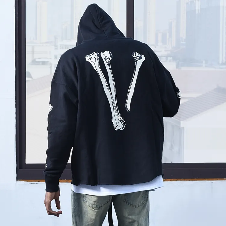 VLONE Skull Series Sweatshirt Unisex Black-4