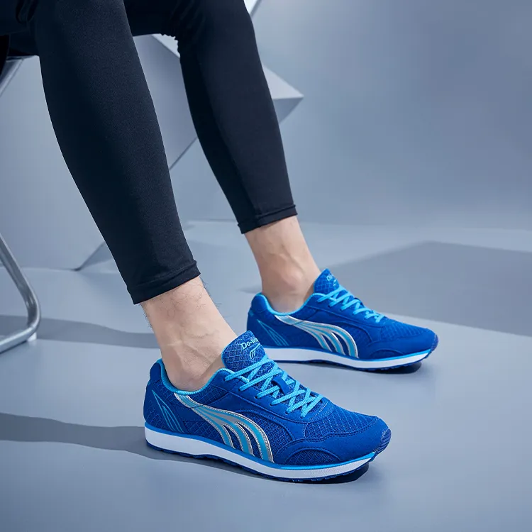 DO WIN Durable Breathable Low Top Running Shoes Unisex Blue-7