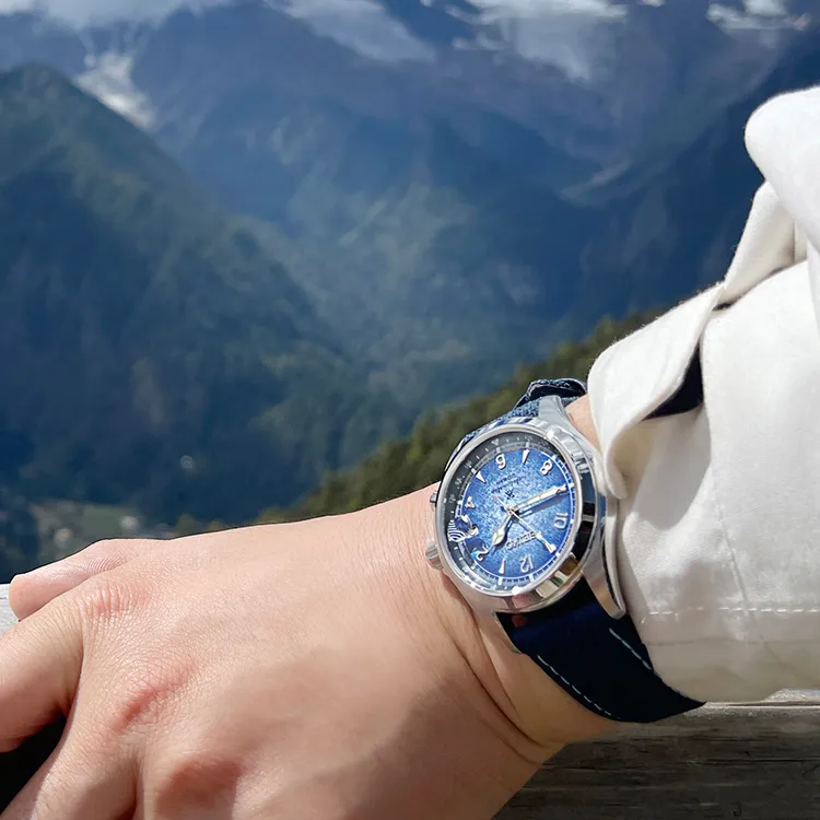 SEIKO Prospe Mechanical Movement Nylon Strap Watch Men's Watches Blue Dial-5