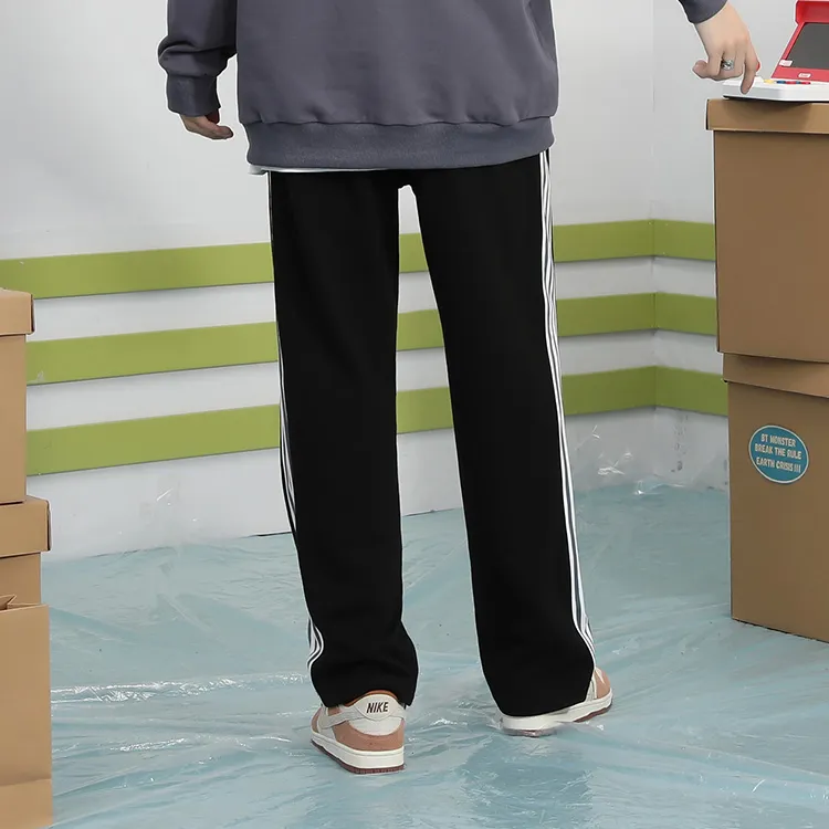 Bt Straight Casual Pants Unisex-4