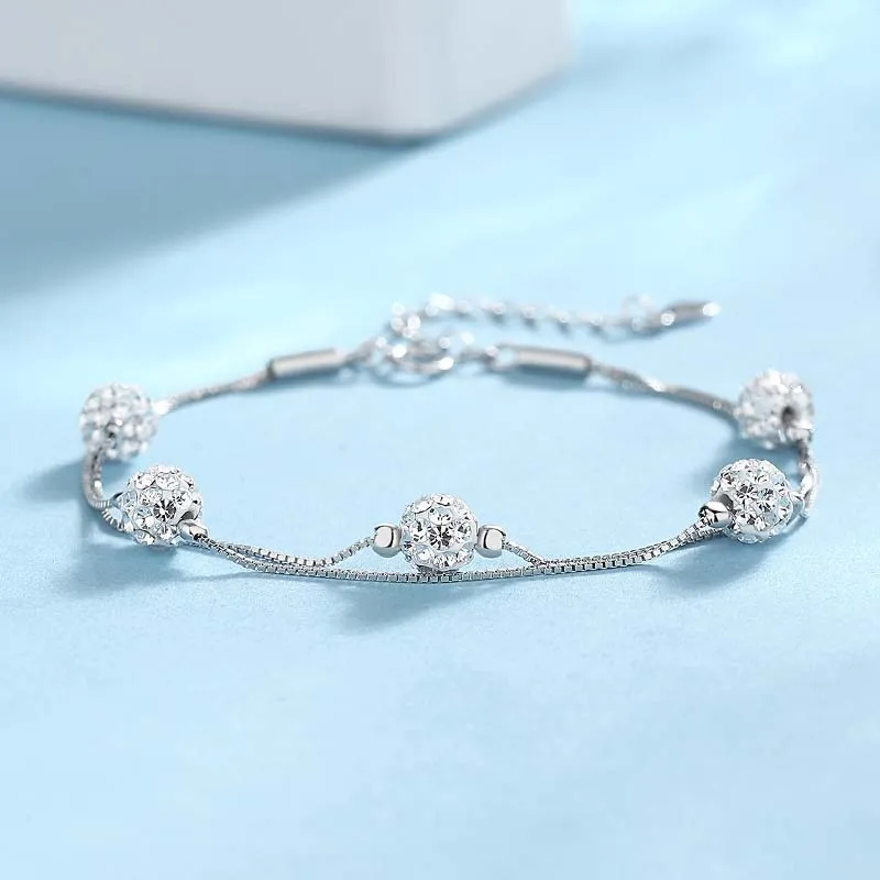 YINCHIE 925 Sterling Silver Sterling Silver Bracelet Women's-1