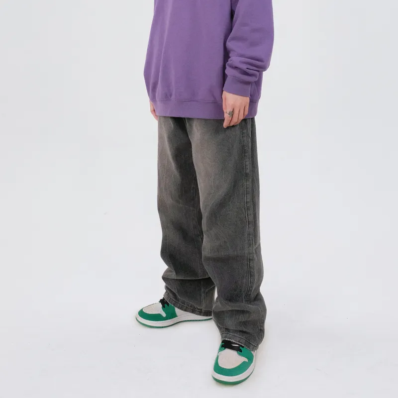 LBPC Straight Jeans Unisex Dark Gray-2