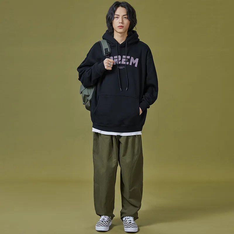 OREM ONE Hooded Loose Fit Regular Sweatshirt Unisex-5