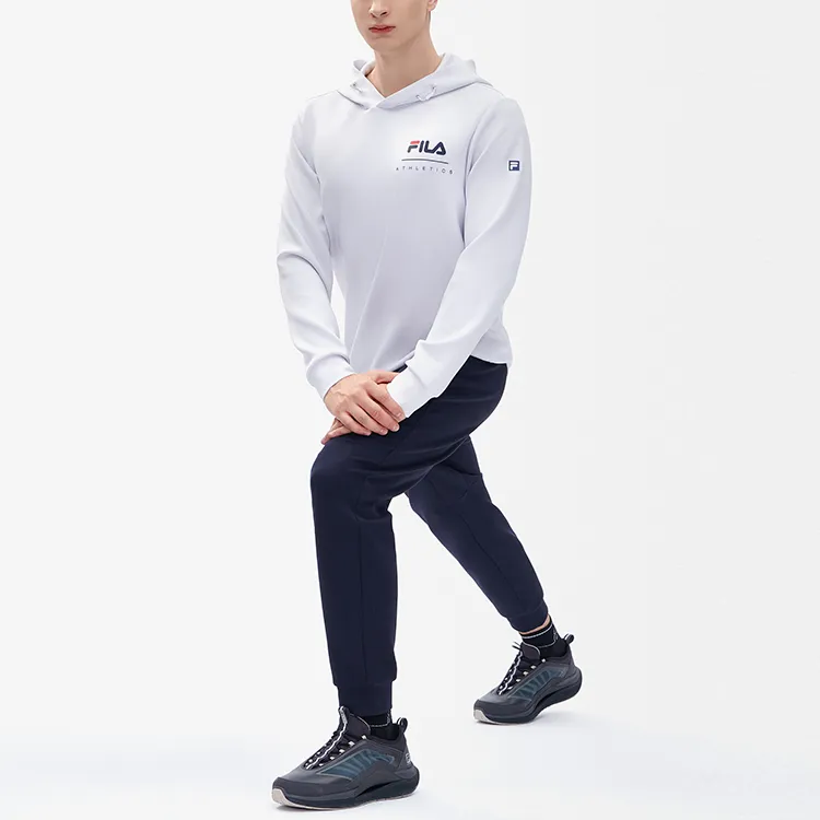 FILA Athletics Sweatshirts Men Cool Stone White-5