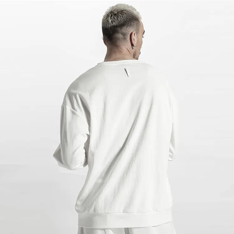 NORVINCY Chinese Fashion Trend Without Hood Pullover Sweatshirt Unisex-4