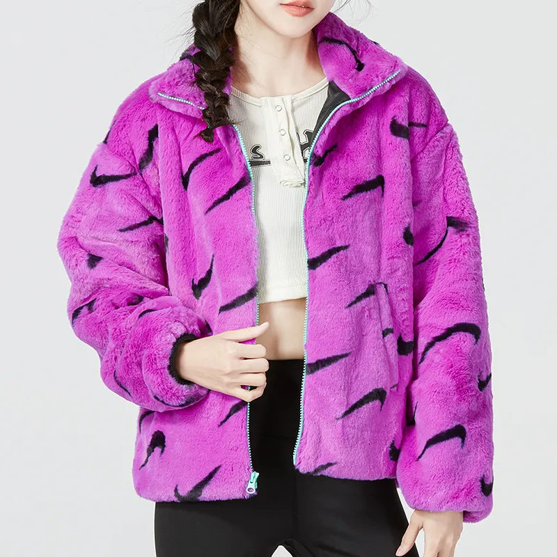 Nike Puffer Jackets Women's Dark Violet-3