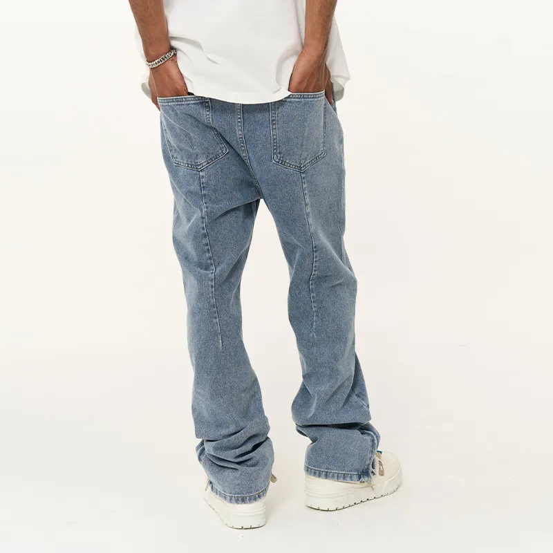 HARSH AND CRUEL Jeans Unisex Washed Blue-4