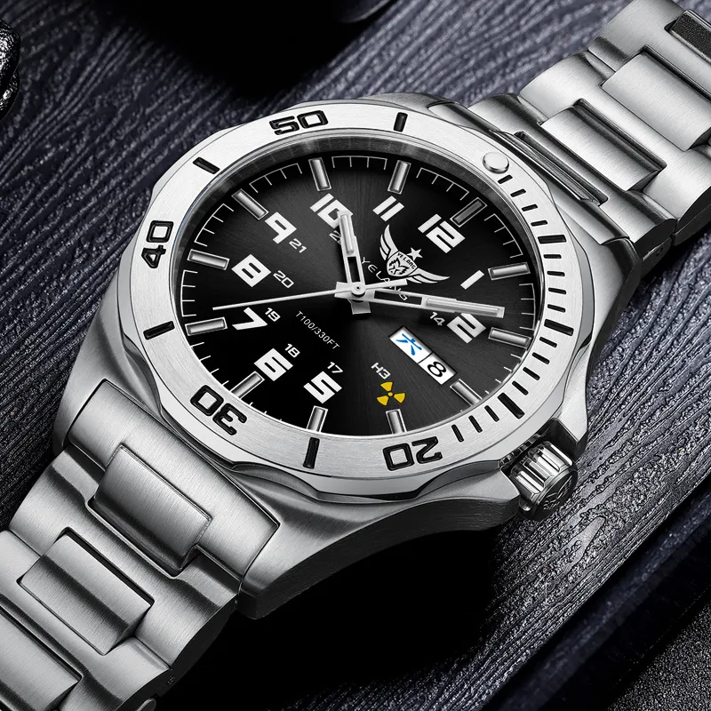YELANG Automatic Mechanical Movement Watch Men's Watches Black Dial-6