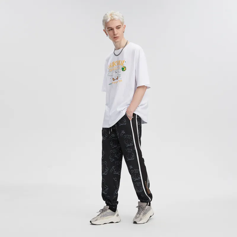GUKUUL Jogger Casual Pants Unisex Black-6